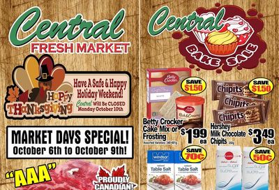 Central Fresh Market Flyer October 6 to 13