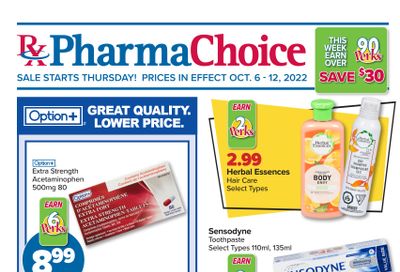 PharmaChoice (BC, AB, SK & MB) Flyer October 6 to 12