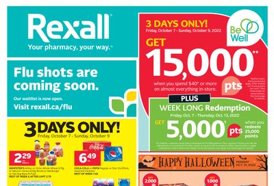 Rexall (ON) Flyer October 7 to 13