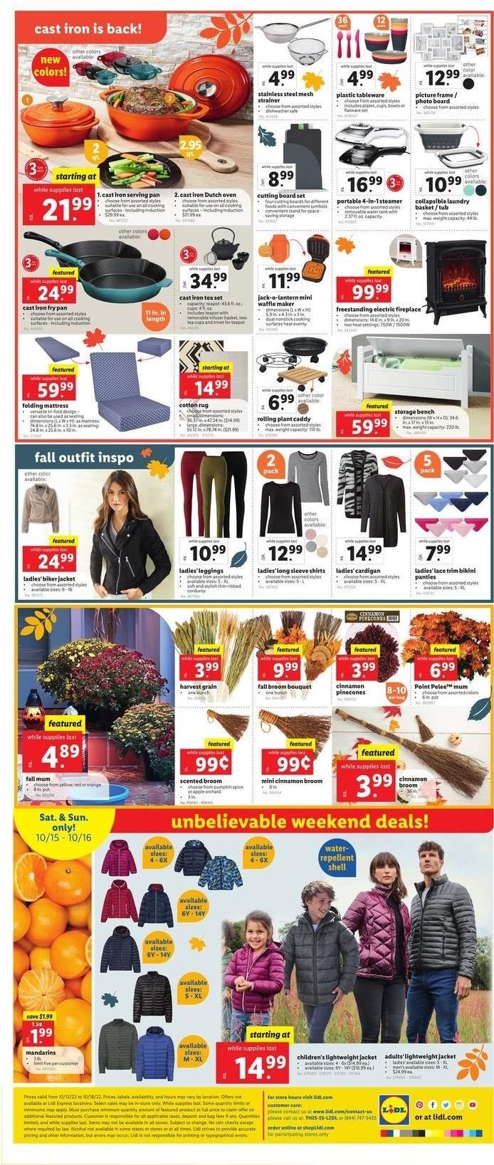 Lidl (GA, MD, NC, NJ, PA, SC, VA) Weekly Ad Flyer Specials October 12 to October 18, 2022