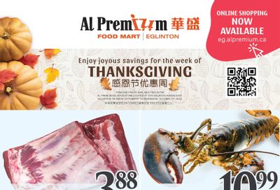 Al Premium Food Mart (Eglinton Ave.) Flyer October 6 to 12