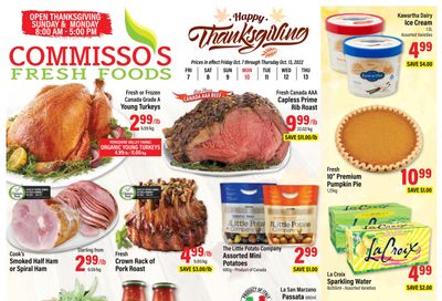Commisso's Fresh Foods Flyer October 7 to 13