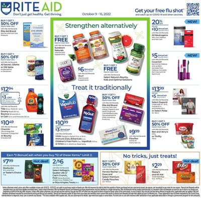 RITE AID Weekly Ad Flyer Specials October 9 to October 15, 2022