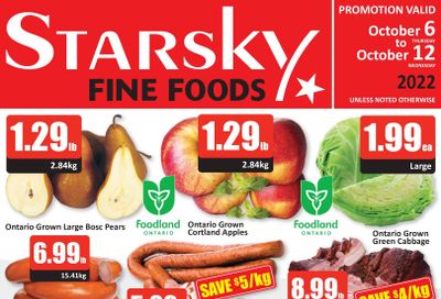 Starsky Foods Flyer October 6 to 12