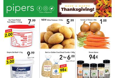 Pipers Superstore Flyer October 6 to 12
