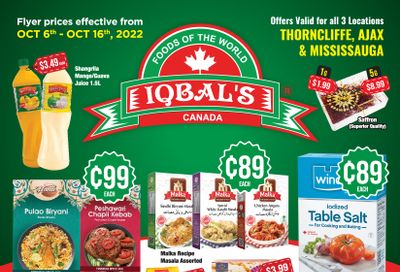 Iqbal Foods Flyer October 6 to 16