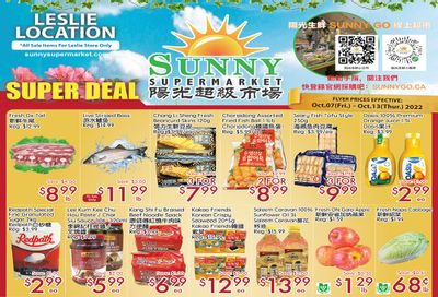 Sunny Supermarket (Leslie) Flyer October 7 to 13