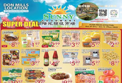 Sunny Foodmart (Don Mills) Flyer October 7 to 13