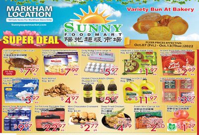 Sunny Foodmart (Markham) Flyer October 7 to 13