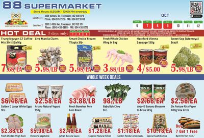 88 Supermarket Flyer October 6 to 12