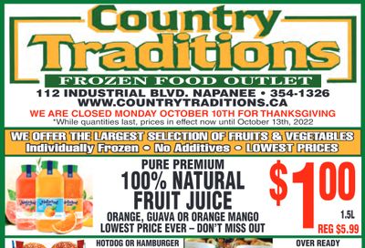 Country Traditions Flyer October 6 to 13