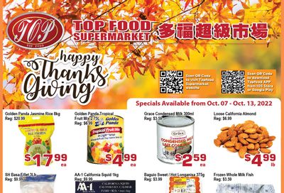Top Food Supermarket Flyer October 7 to 13