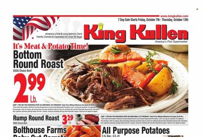King Kullen (NY) Weekly Ad Flyer Specials October 7 to October 13, 2022