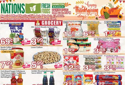 Nations Fresh Foods (Hamilton) Flyer October 7 to 13