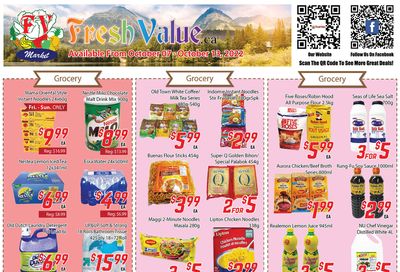 Fresh Value Flyer October 7 to 13