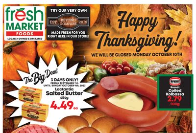 Fresh Market Foods Flyer October 7 to 13