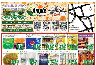 Ample Food Market (North York) Flyer October 7 to 13