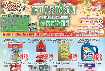 Fusion Supermarket Flyer October 7 to 13