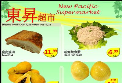New Pacific Supermarket Flyer October 7 to 10