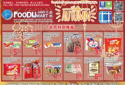 FoodyMart (HWY7) Flyer October 7 to 13