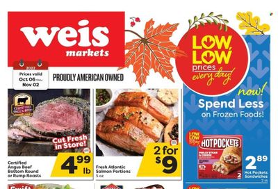Weis (MD, NY, PA) Weekly Ad Flyer Specials October 6 to November 2, 2022
