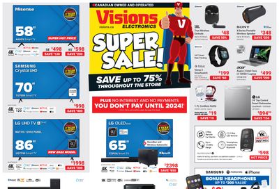 Visions Electronics Flyer October 7 to 13