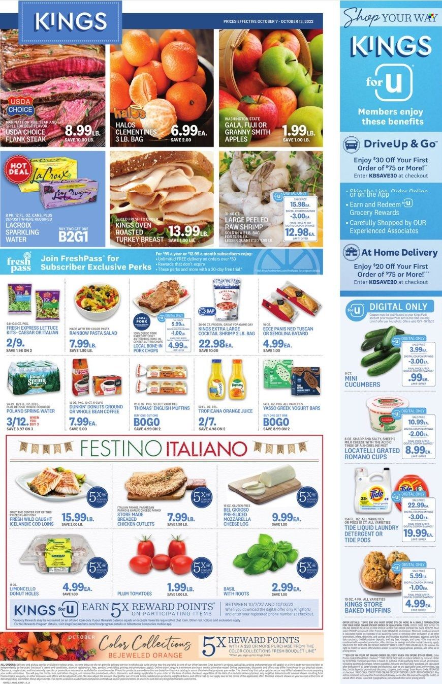 Kings Food Markets (CT, NJ, NY) Weekly Ad Flyer Specials October 7 to October 13, 2022
