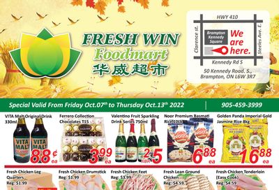 Fresh Win Foodmart Flyer October 7 to 13