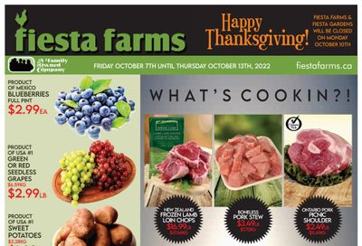 Fiesta Farms Flyer October 7 to 13