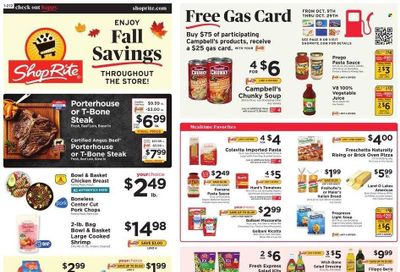 ShopRite (CT, DE, MD, NJ, NY, PA) Weekly Ad Flyer Specials October 9 to October 15, 2022