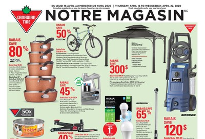 Canadian Tire (QC) Flyer April 16 to 22