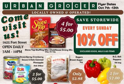 Urban Grocer Flyer October 7 to 13