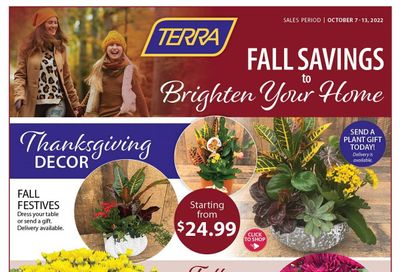 Terra Greenhouses Flyer October 7 to 13