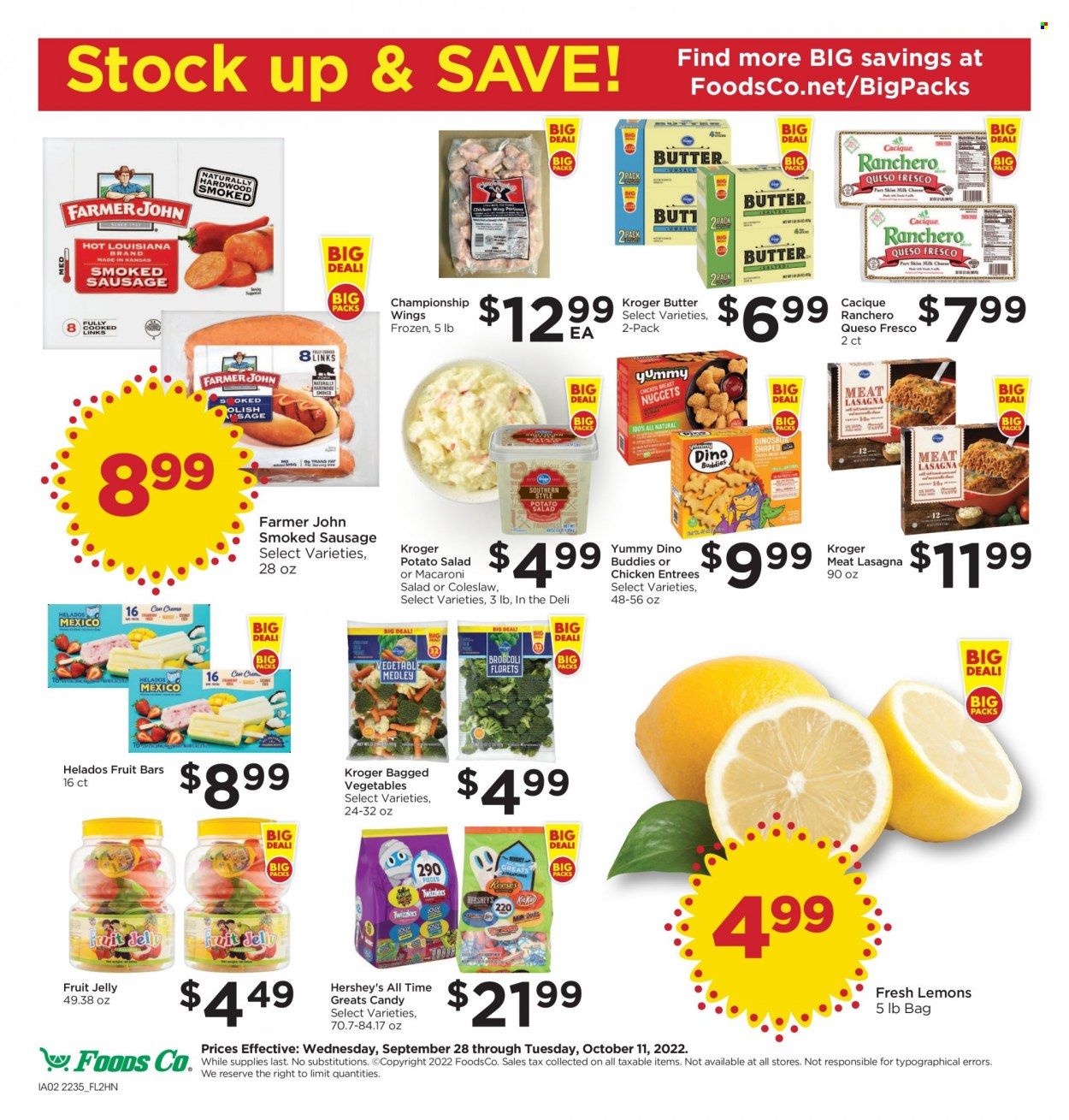 Foods Co (CA, OH, VA) Weekly Ad Flyer Specials October 5 to October 11, 2022