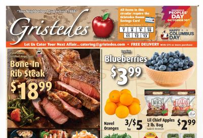 Gristedes (NY) Weekly Ad Flyer Specials October 7 to October 13, 2022