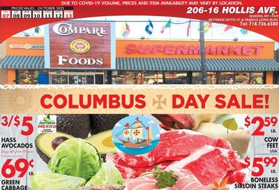 Compare Foods (NY) Weekly Ad Flyer Specials October 7 to October 13, 2022