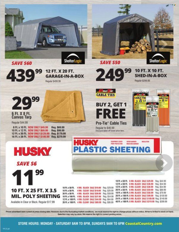 Coastal Farm & Ranch Weekly Ad Flyer Specials October 10 to November 1, 2022