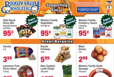 Bulkley Valley Wholesale Flyer October 6 to 12