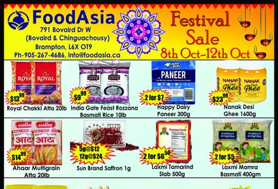 FoodAsia Flyer October 8 to 12