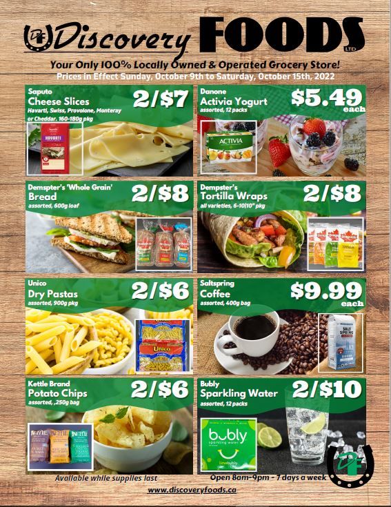 Discovery Foods Flyer October 9 to 15