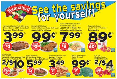 Hannaford (NY) Weekly Ad Flyer Specials October 9 to October 15, 2022