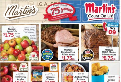 Martin’s (IN, MI) Weekly Ad Flyer Specials October 9 to October 15, 2022