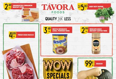 Tavora Foods Flyer October 10 to 16