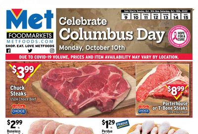 Met Foodmarkets Weekly Ad Flyer Specials October 9 to October 15, 2022