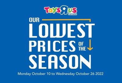 Toys R Us Lowest Prices of the Season Flyer October 10 to 26