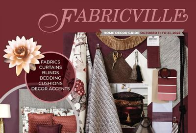Fabricville Flyer October 11 to 31
