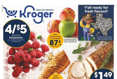 Kroger (GA, IL, LA, MI, OK, SC, TN, TX, VA) Weekly Ad Flyer Specials October 12 to October 18, 2022