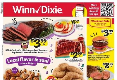 Winn Dixie (AL, FL, GA, LA) Weekly Ad Flyer Specials October 12 to October 18, 2022
