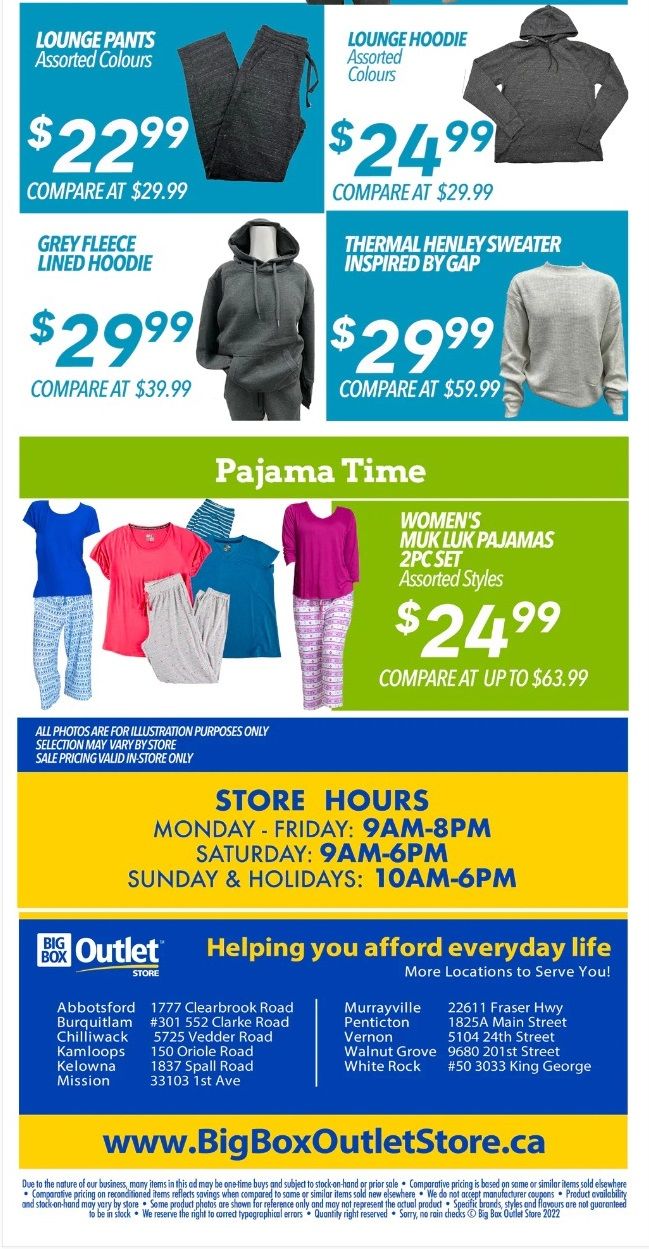 Big Box Outlet Store Flyer October 12 to 18