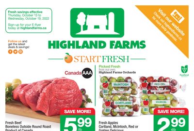 Highland Farms Flyer October 13 to 19